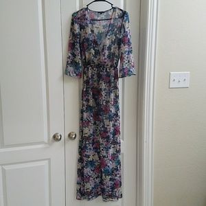 Guess maxi dress size small